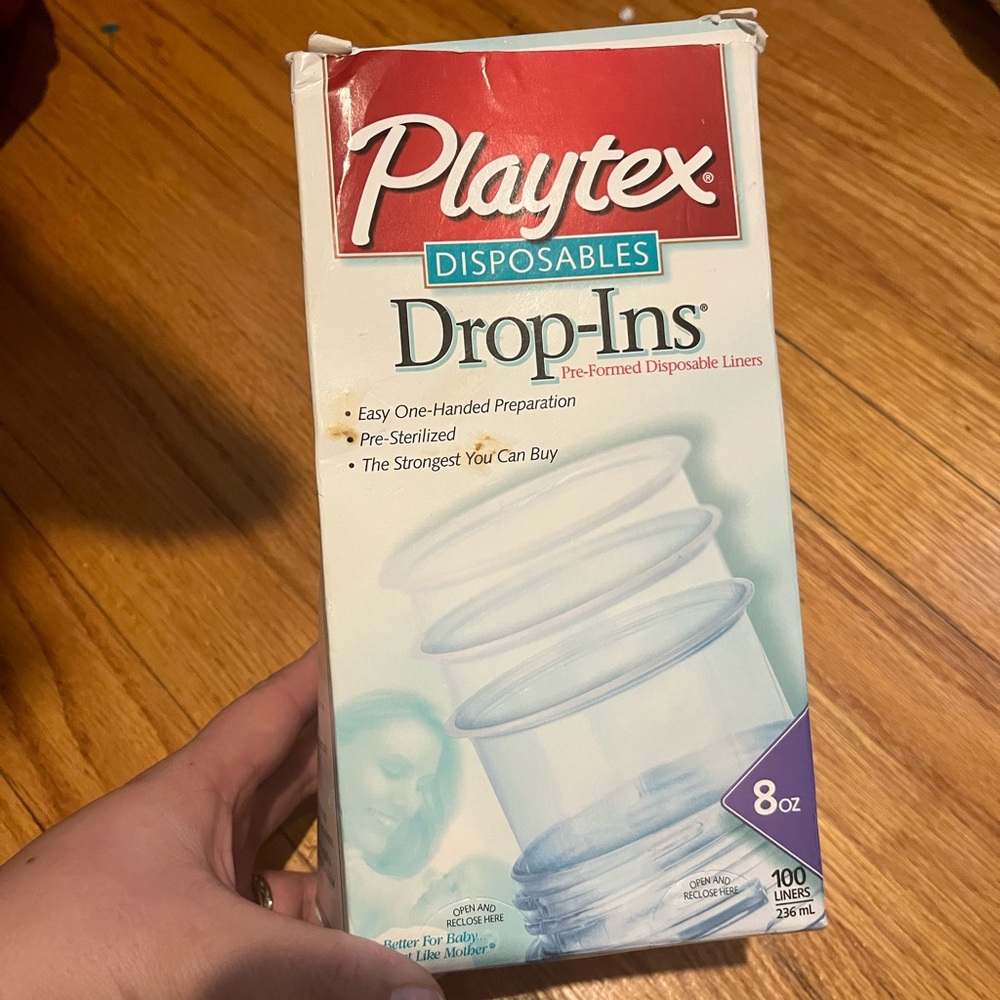 Playtex Disposable Drop Ins baby bottle liners 8oz